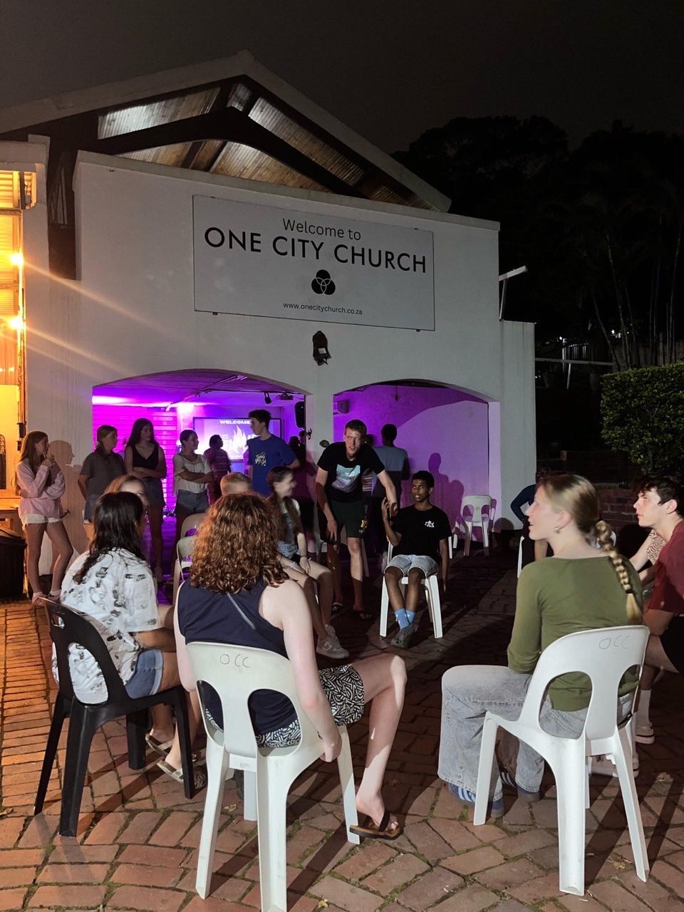 Young people connecting at One City Church
